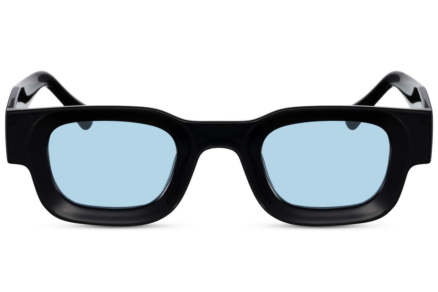 <img src="product-image.jpg" alt="Zonnebril met blauwe glazen - stijlvolle en moderne bril voor een unieke en gedurfde look. NYDO EYEWEAR">